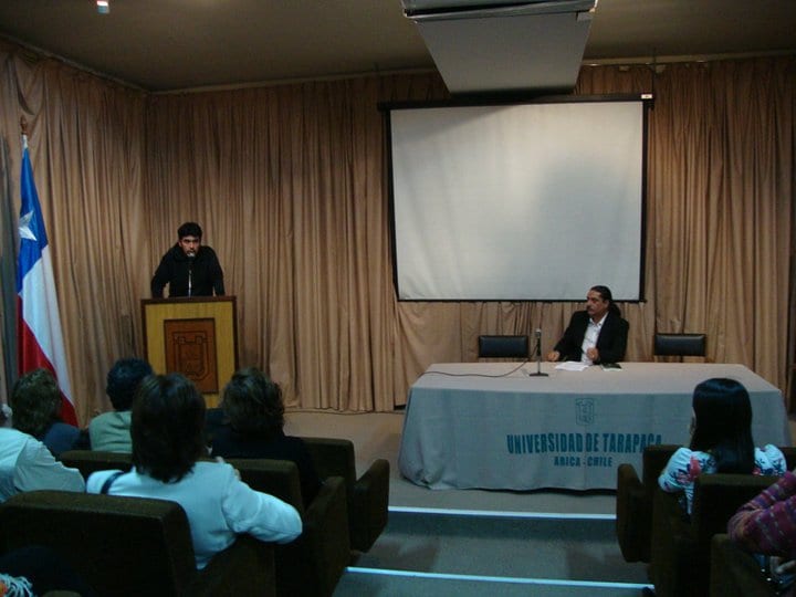 Lanzamiento de Los muertos también lloran, Arica
