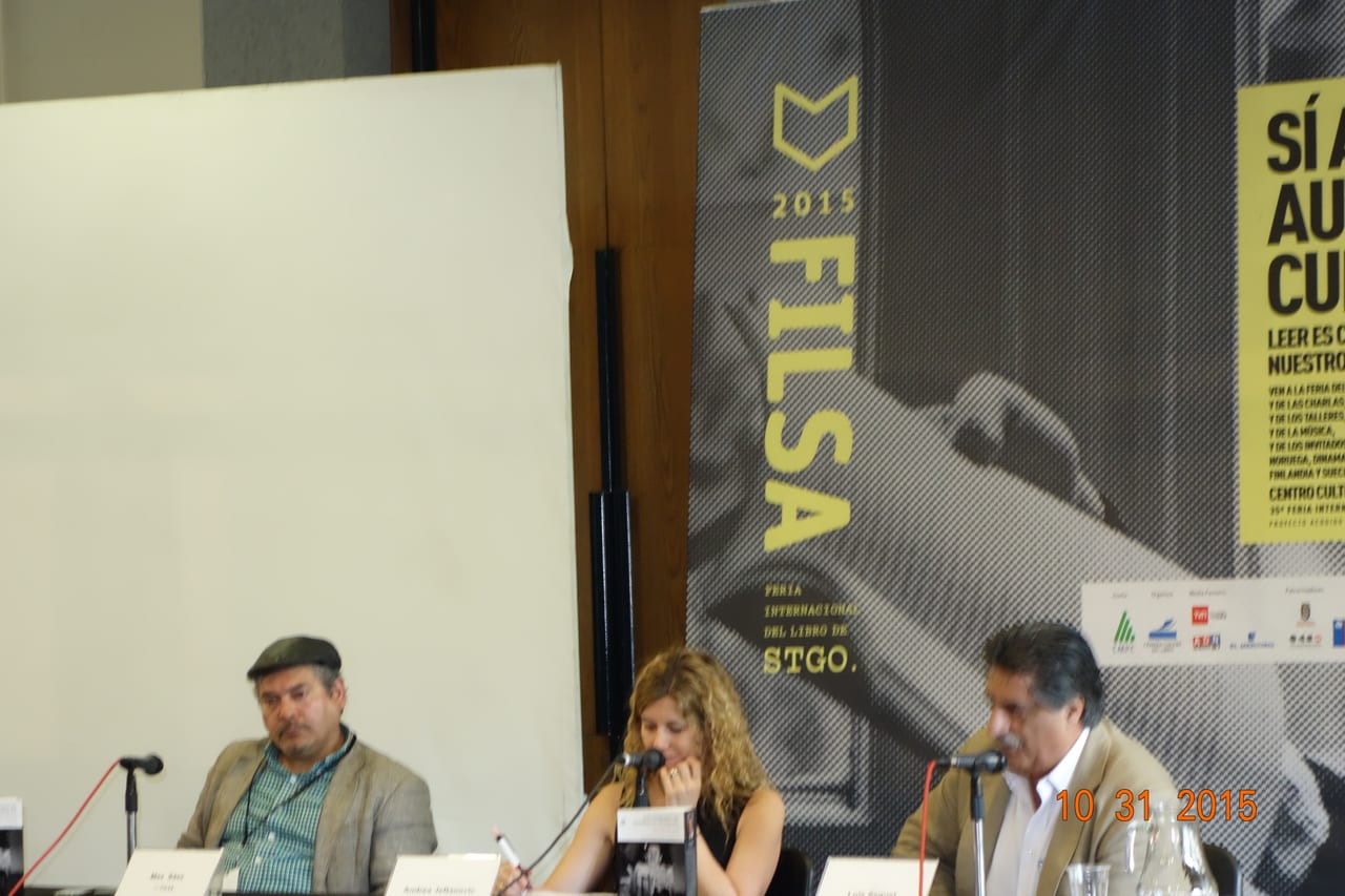 Los tambores de Doménico Modugno, Feria del Libro de Santiago 2015