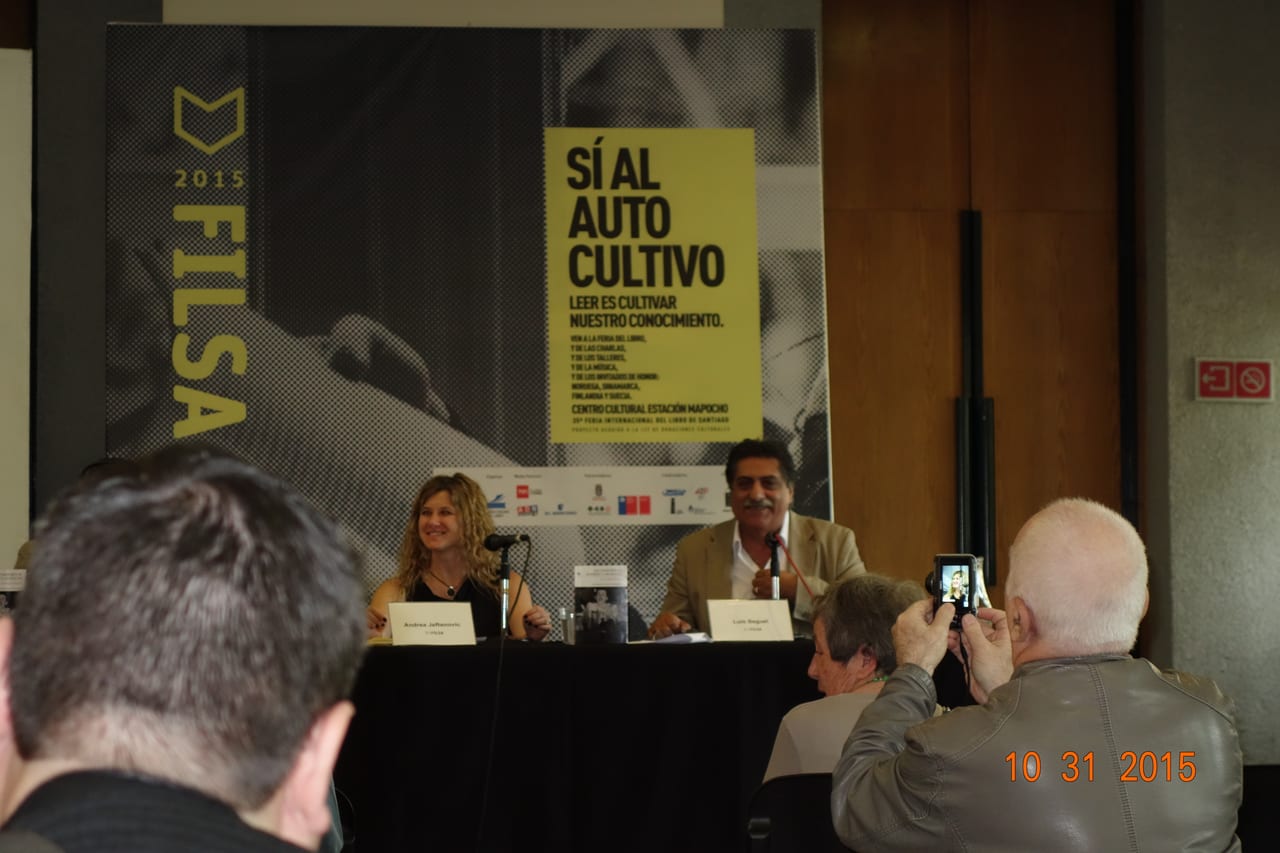 Los tambores de Doménico Modugno, Feria del Libro de Santiago 2015